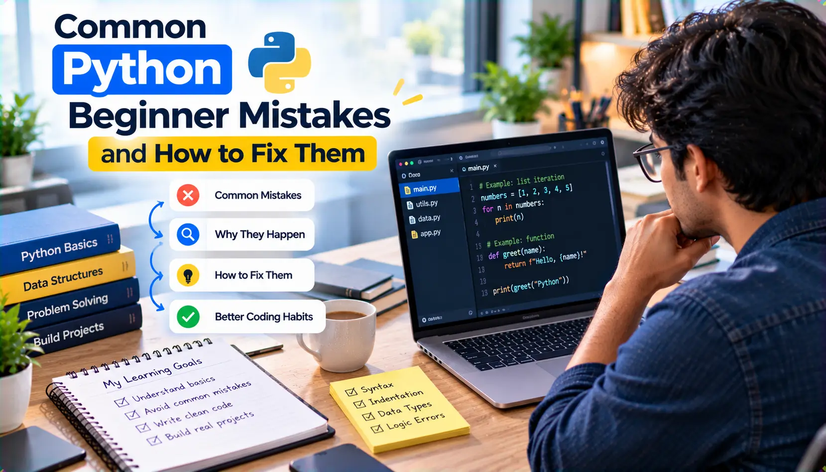 Common Python Beginner Mistakes and How to Fix Them