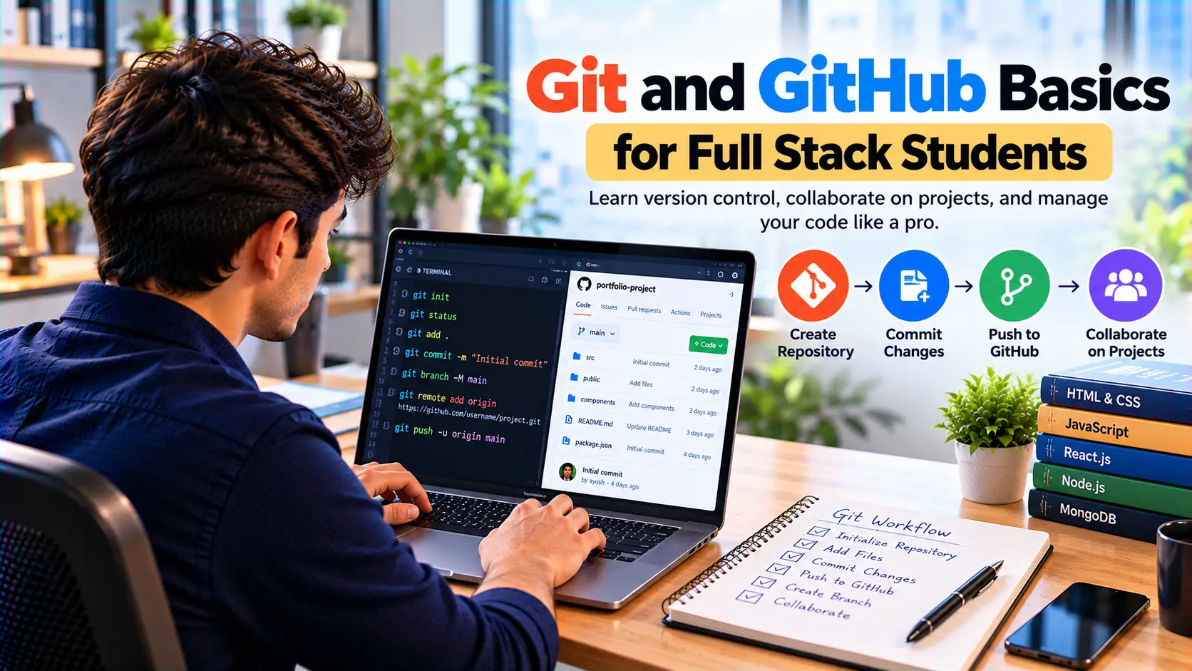 Git and GitHub Basics for Full Stack Students