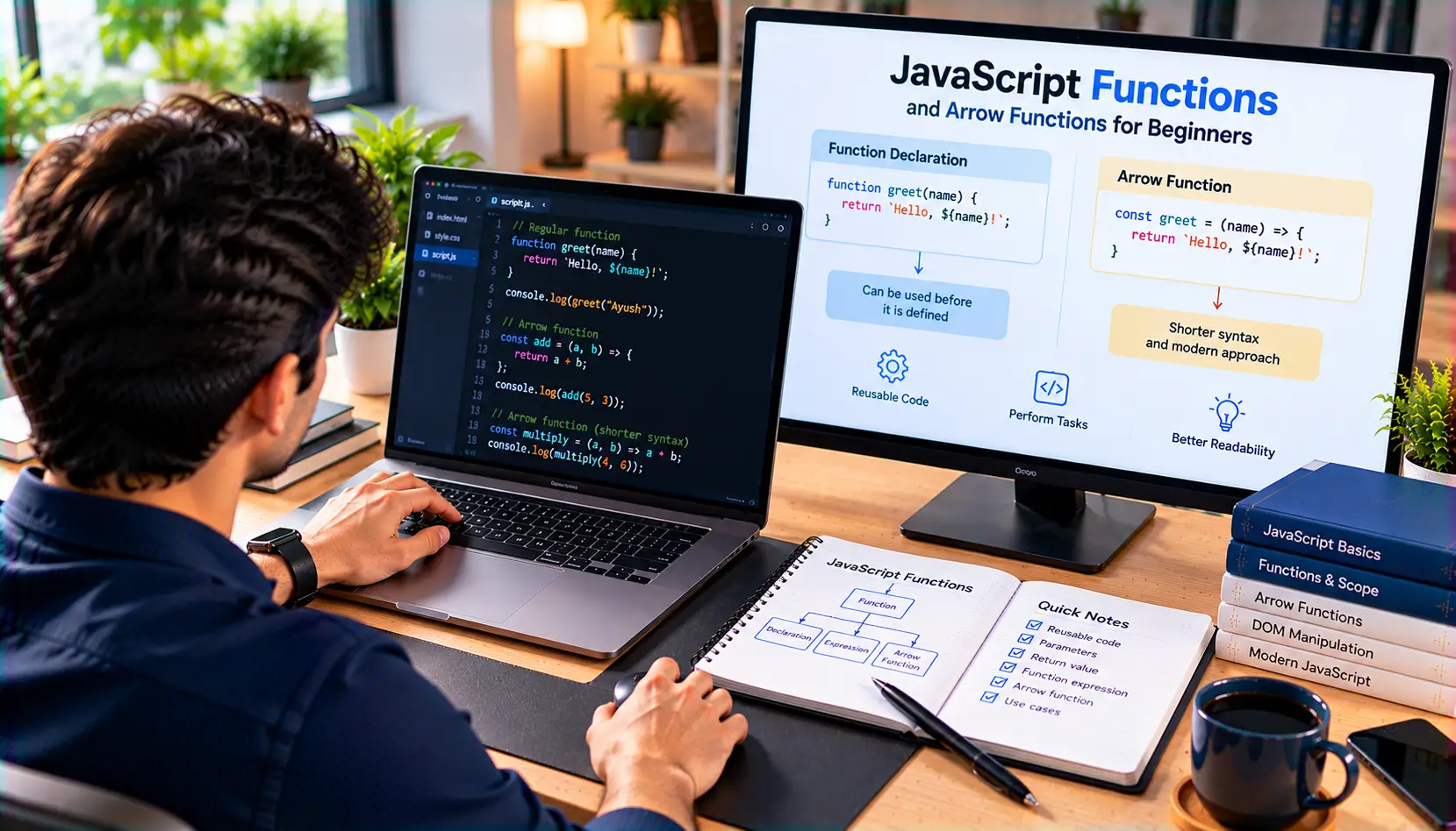 JavaScript Functions and Arrow Functions for Beginners