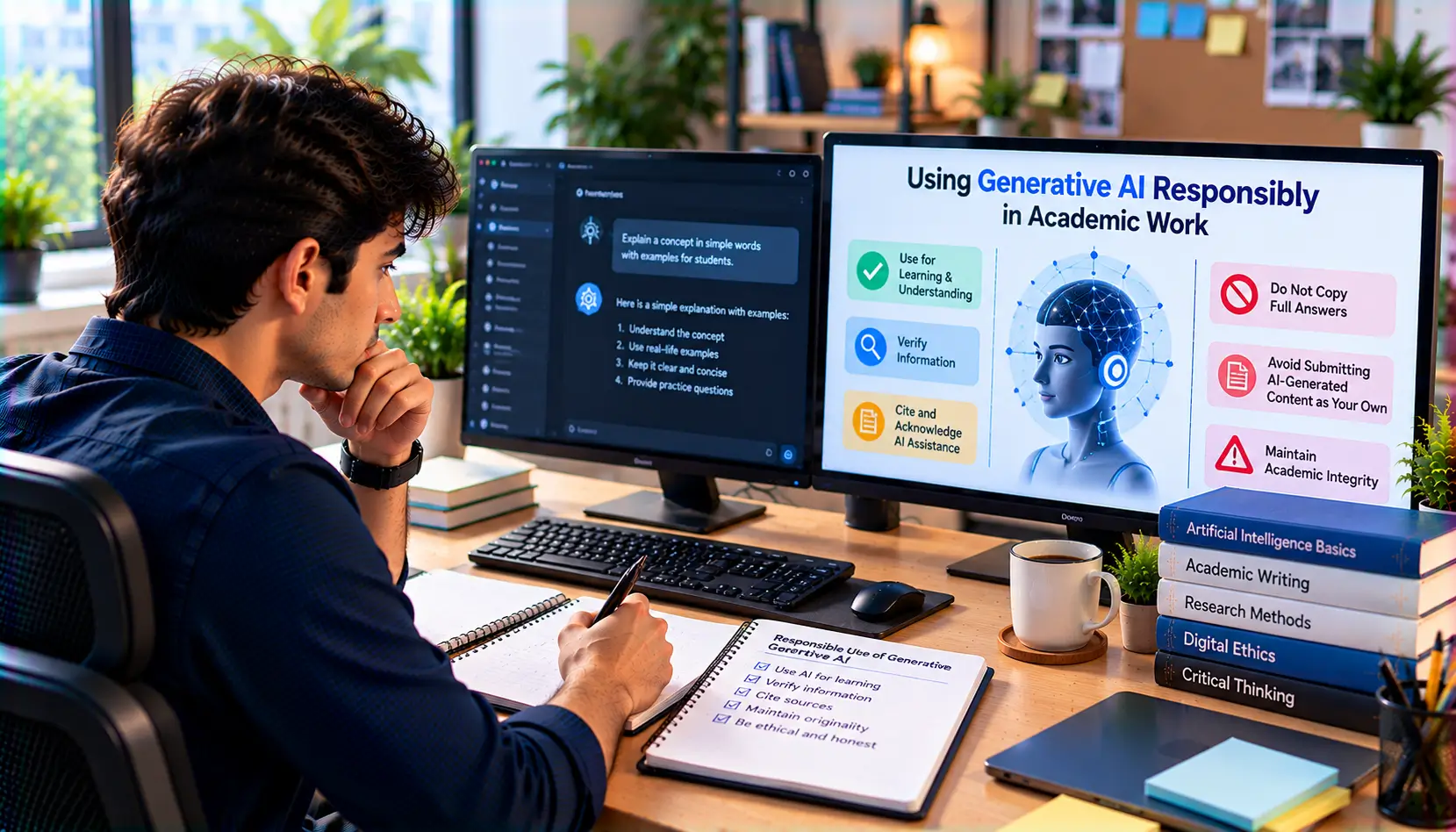 Using Generative AI Responsibly in Academic Work